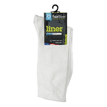 Load image into Gallery viewer, Fox River Wick Dry CoolMax Liner Sock, White, M (3 Pairs)