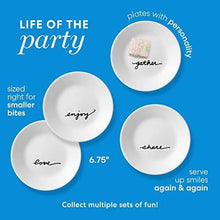 Load image into Gallery viewer, Corelle Chip Resistant 8 Pack Appetizer Plates, 8-Piece, Celebrations - United States of Made