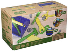 Load image into Gallery viewer, Green Toys Tool Set, Blue 4C - 15 Piece Pretend Play, Motor Skills, Language & Communication Kids Role Play Toy. No BPA, phthalates, PVC. Dishwasher Safe, Recycled Plastic, Made in USA.