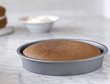 Load image into Gallery viewer, G & S Metal Products Company OvenStuff Nonstick Round Cake Baking Pan 2 Piece Set, 9", Gray