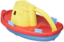 Load image into Gallery viewer, Green Toys Tugboat, Assorted CB - Pretend Play, Motor Skills, Kids Bath Toy Floating Pouring Vehicle. No BPA, phthalates, PVC. Dishwasher Safe, Recycled Plastic, Made in USA.