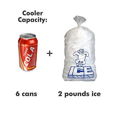 Load image into Gallery viewer, Hatch Coolers Canvas Soft Lunch Cooler with High-Density Insulation, Made in USA, 6-Can, Charcoal
