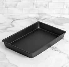 Load image into Gallery viewer, G & S Metal Products Company PB64 ProBake Teflon Xtra Nonstick Bake and Roasting Pan, 15.5” x 10.5”, Charcoal,Large