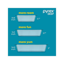 Load image into Gallery viewer, Pyrex Deep Baking Dish Set (6-Piece, BPA-Free Lids)