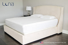 Load image into Gallery viewer, Luna Queen Size Premium Hypoallergenic Waterproof Mattress Protector - Made in The USA - Vinyl Free