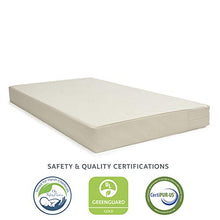 Load image into Gallery viewer, Sealy Butterfly Breathable Knit Waterproof Standard Crib & Toddler Mattress, 52” x 28” (EM900-BBX1)