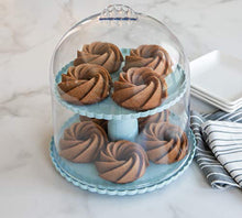 Load image into Gallery viewer, Nordic Ware Dessert Stand with Dome Lid