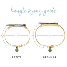 Load image into Gallery viewer, Luca + Danni | Mini Hudson Bangle Bracelet For Women in Light Ombre - Brass Tone Size Regular Made in USA