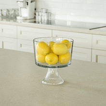 Load image into Gallery viewer, Anchor Hocking Monaco Footed Trifle Bowl with Stand, Crystal, Set of 1 - United States of Made