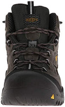 Load image into Gallery viewer, KEEN Utility - Men's Braddock Mid Waterproof (Steel Toe) Work Boots, Gargoyle/Forest Night, 10 EE - United States of Made