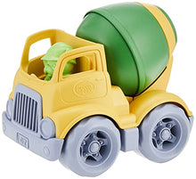 Load image into Gallery viewer, Green Toys Mixer Construction Truck Green/Yellow, 5.75x7.5x5.6