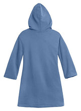 Load image into Gallery viewer, City Threads Little Girls' and Boys' Cotton Pool & Beach Robe Cover Up, Smurf, 3T