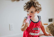 Load image into Gallery viewer, eZtotZ Silicone Tower Teether Toy - Made in USA - Multi-Textured Soft Food Grade Material Great for Teething Baby and Toddler Relief - - Great baby shower registry gift - BPA Free/Freezer Safe (Pink) - United States of Made