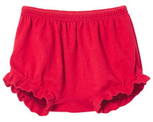 Load image into Gallery viewer, City Threads Baby Girls' and Boys' Ruffled Diaper Covers Bloomers Soft Cotton Fashionable Cute, Candy Apple, 12-18Months