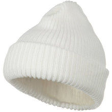Load image into Gallery viewer, Artex Heavy Weight Watch Cap Beanie - White OSFM