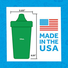 Load image into Gallery viewer, RE-PLAY 4pk - 10 oz. No Spill Sippy Cups for Baby, Toddler, and Child Feeding in Ice Blue, Leaf, Grey and Sand | BPA Free | Made in USA from Eco Friendly Recycled Milk Jugs | Eco