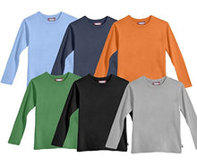 Load image into Gallery viewer, City Threads Big Boys' Cotton Long Sleeve Tee Base Layer for Fall Winter School or Play - Sensitive Skins or SPD Sensory Friendly Kids Clothing, Smurf, 10
