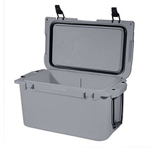 Load image into Gallery viewer, BISON COOLERS Medium 50 Quart Rotomolded Cooler Box for Beer, Liquid or Lunch | Long Lasting Ice Chest with Hard Shell, Lid and Liner | Includes 5 Year Warranty | Made in The USA