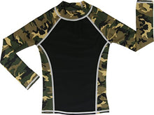 Load image into Gallery viewer, grUVywear UV Protective (UPF 50+) Boy Long Sleeve Shirt (XS 3-4, Khaki)