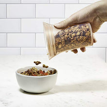 Load image into Gallery viewer, Zip Top Reusable 100% Platinum Silicone Container, Made in the USA - Small Cup - Peach