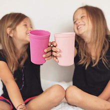 Load image into Gallery viewer, Re-Play Made in The USA 3pk Drinking Cups for Baby and Toddler - Bright Pink, Purple & Blush (Princess)