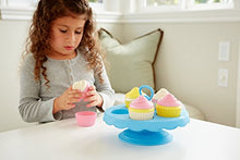 Load image into Gallery viewer, Green Toys Cupcake Set - 16 Piece Pretend Play, Motor Skills, Language & Communication Kids Role Play Toy. No BPA, phthalates, PVC. Dishwasher Safe, Recycled Plastic, Made in USA.