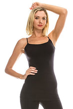 Load image into Gallery viewer, Kurve American Made Basic Seamless Cami, UV Protective Fabric UPF 50+ (Made With Love In The USA) Large/X-Large (One Size) Black