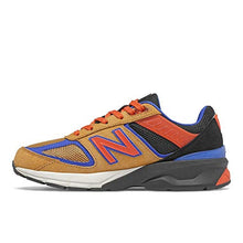 Load image into Gallery viewer, New Balance Kid's Made in US 990 V5 Lace-Up Sneaker, Workwear, 3.5 X-Wide Little