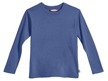Load image into Gallery viewer, City Threads Big Boys' Cotton Long Sleeve Tee Base Layer for Fall Winter School or Play - Sensitive Skins or SPD Sensory Friendly Kids Clothing, Smurf, 10