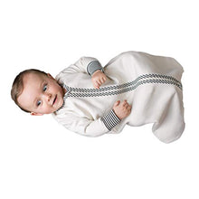 Load image into Gallery viewer, CastleWare Baby- Sleeper Bag - Organic Cotton Fleece - Long Sleeve - Newborn- 4 Years (3T, Charcoal Grey Stripe)