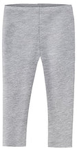 Load image into Gallery viewer, City Threads Big Girls' Cotton/Poly (90/10) Cropped Capri Legging for Summer, Play and School, Heather Gray, 10