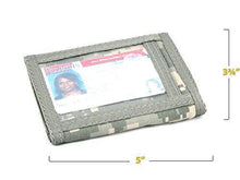 Load image into Gallery viewer, Original Bifold ID Window Hook n Loop Wallet - US Army ACU Digital Camouflage - United States of Made