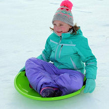 Load image into Gallery viewer, Flexible Flyer 3-pack Snow Saucer Sleds. Round Sand Slider Disc Toy