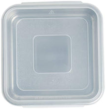 Load image into Gallery viewer, Nordic Ware Natural Aluminum Commercial Square Cake Pan with Lid, Exterior 9.88 x 9.88 Inches