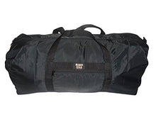 Load image into Gallery viewer, Extra Large Duffle with Side Pocket 30" Width Water Resistant Made in U .S. A. (Black)
