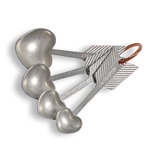 Handmade Pewter Measuring Spoons, Instruments