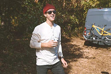 Load image into Gallery viewer, “Calvin” Winter White Long Sleeve Henley T-Shirts – Unisex Tee, Made in USA