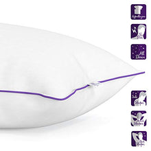 Load image into Gallery viewer, The Original Queen Anne Pillow - Famous 100% European White Goose and Duck Down Blend - Cruelty Free Luxury Hotel Pillows - Made in USA (Queen Firm)