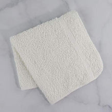 Load image into Gallery viewer, 1888 Mills Crown Touch, Made in The USA, 100% Cotton, Microfiber Alternative, 24-Piece Utility Washcloth Set-White