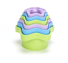 Load image into Gallery viewer, Green Toys Stacking Cups, Purple/Blue/Green - United States of Made