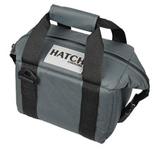 Load image into Gallery viewer, Hatch Coolers Canvas Soft Lunch Cooler with High-Density Insulation, Made in USA, 6-Can, Charcoal