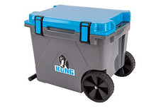 Load image into Gallery viewer, KONG Coolers | 50 QT Cruiser Wheeled Cooler | Proudly Made in The USA | Durable, Safe, Rolling Extended Ice Retention Cooler (Boulder Blue)