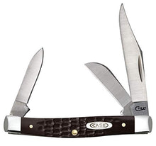 Load image into Gallery viewer, CASE XX WR Pocket Knife Brown Synthetic Jigged Small Stockman Item #081 - (6333 SS) - Length Closed: 2 5/8 Inches