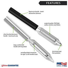Load image into Gallery viewer, Rada Cutlery Deluxe Vegetable Peeler – Stainless Steel Blade With Aluminum Handle, 8-3/8 Inches