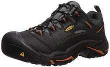 Load image into Gallery viewer, KEEN Utility Men's Braddock Low-M Work Shoe, Black/Bossa Nova, 11.5D - United States of Made