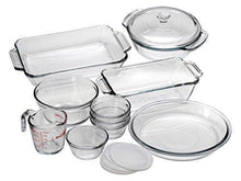 Load image into Gallery viewer, Anchor Hocking Oven Basics Glass Baking Dishes, Mixed, 15-piece - United States of Made