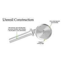 Load image into Gallery viewer, Rada Cutlery Pizza Cutter 3 Inch Stainless Steel Wheel With Aluminum Made in the USA, Silver Handle