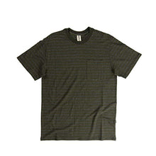 Load image into Gallery viewer, Fayettechill Hemp & Cotton Short Sleeve Front Pocket Tee, Crew Neck Striped T-Shirt for Men