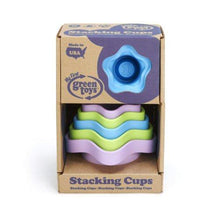 Load image into Gallery viewer, Green Toys Stacking Cups, Purple/Blue/Green - United States of Made