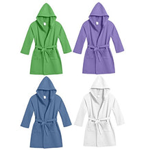 Load image into Gallery viewer, City Threads Little Girls' and Boys' Cotton Pool & Beach Robe Cover Up, Smurf, 3T